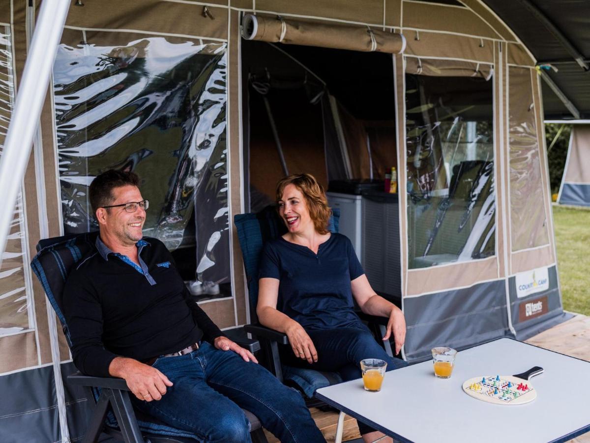 Nice Tent Lodge On A Campsite, Bordering The Forest, Luxembourg At 27 Km Medernach Kültér fotó