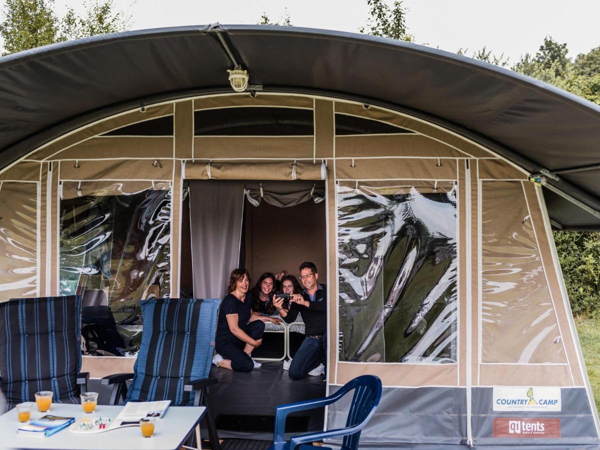 Nice Tent Lodge On A Campsite, Bordering The Forest, Luxembourg At 27 Km Medernach Kültér fotó